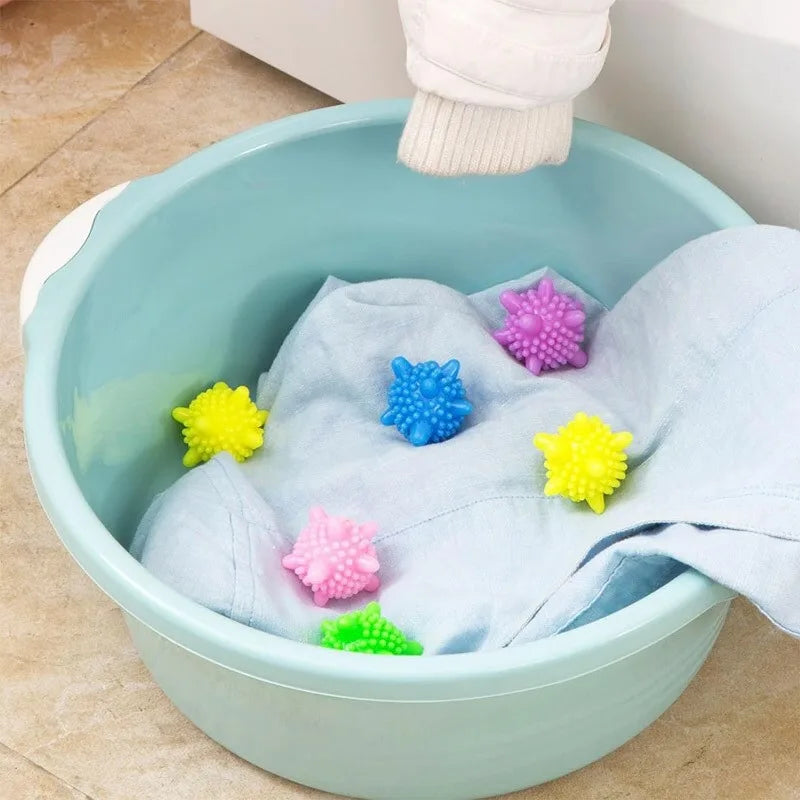 Eco-Friendly Laundry Scrubbing Balls | Reusable PVC Washing Machine Balls for Cleaner Clothes