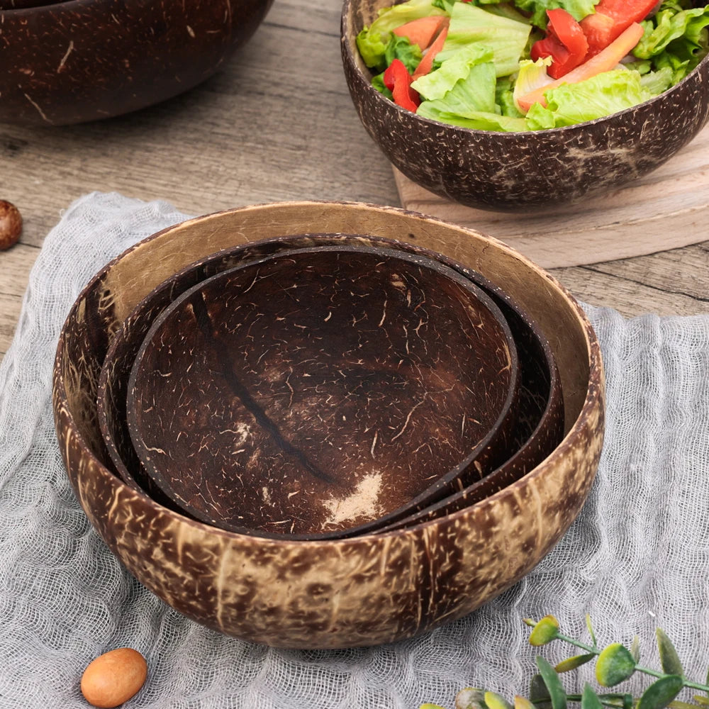 Handmade Coconut Wood Bowls | Eco-Friendly, Sustainable & Biodegradable