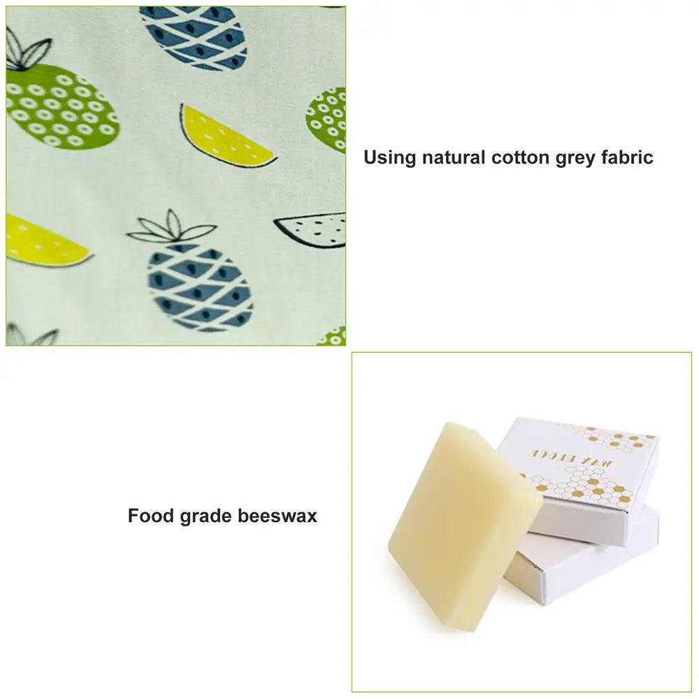 Reusable Beeswax Food Wrap Roll | Cut-to-Size Organic Cotton Wrap | Eco-Friendly Alternative to Plastic