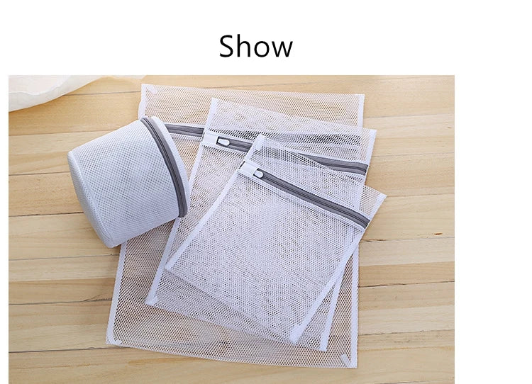 Durable Thick Mesh Laundry Bags | Eco-Friendly Wash Bags for Delicates & Large Items