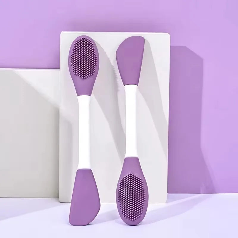 Reusable Silicone Face Mask Brush | 2-in-1 Facial Applicator & Cleansing Brush | Gentle Exfoliation & Deep Clean