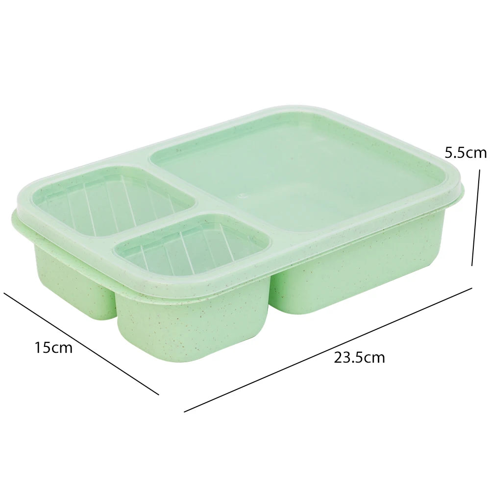 Eco-Friendly Portable Bento Lunch Box | Food Storage Container with Lid | School, Office, & Picnic Lunch Containers