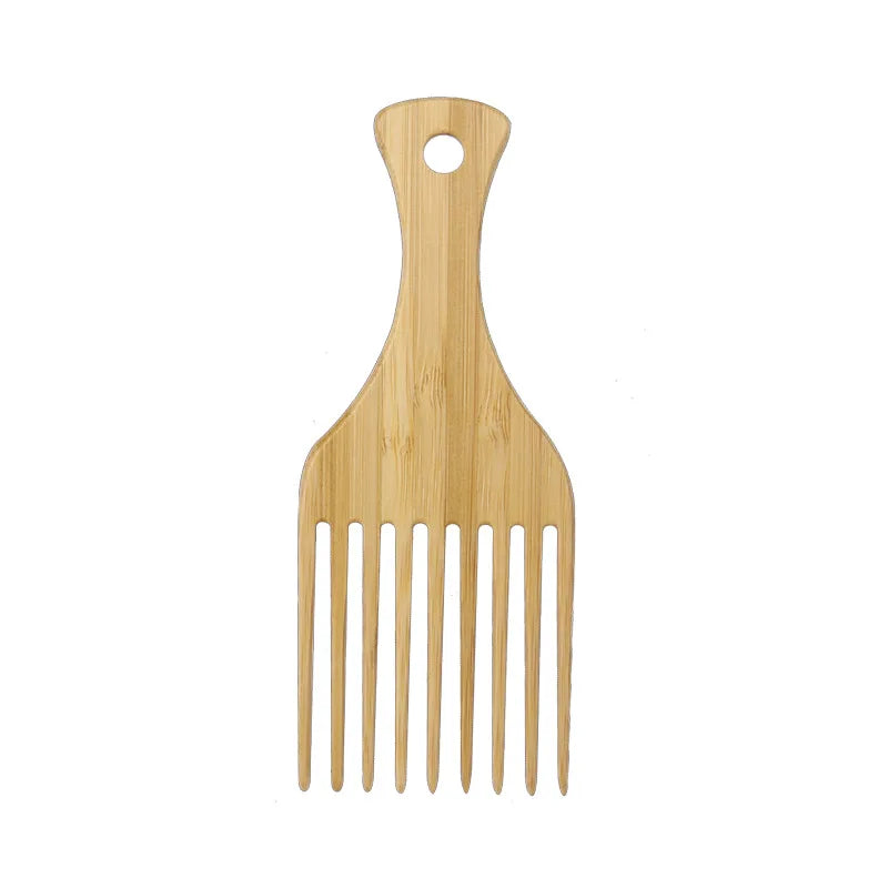 Eco-Friendly Bamboo Wooden Hair Comb | Anti-Static Wide Tooth Comb for Women | Natural Hair Care & Scalp Massage