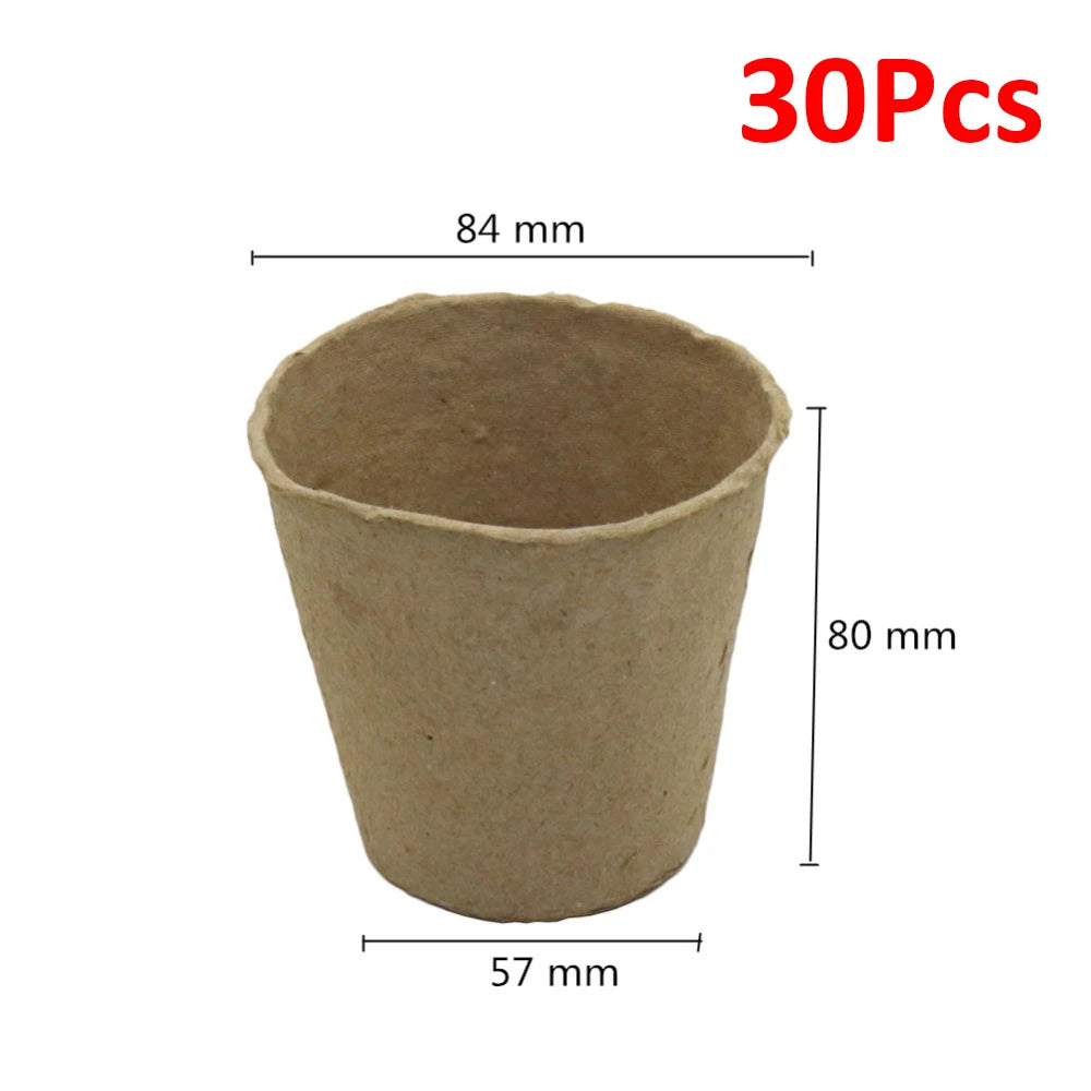 Biodegradable Fibre Nursery Pots – Eco-Friendly Seedling Starter