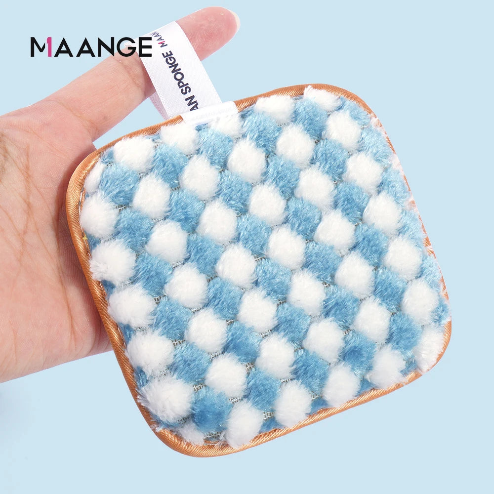 Reusable Microfiber Makeup Remover Sponge | Deep Cleansing & Pore Care | Eco-Friendly & Travel-Friendly