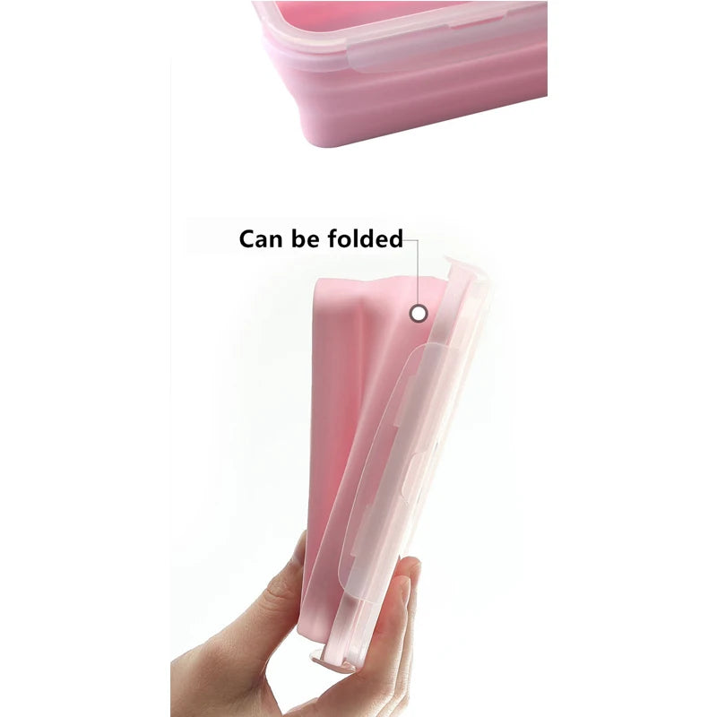 Collapsible Silicone Food Containers | Portable, Leakproof & Eco-Friendly Bento Box