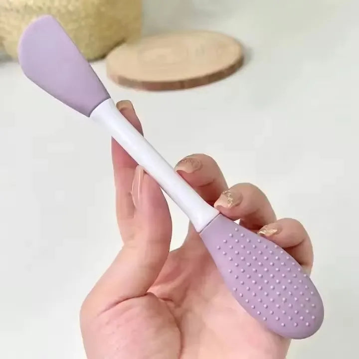 Reusable Silicone Face Mask Brush | 2-in-1 Facial Applicator & Cleansing Brush | Gentle Exfoliation & Deep Clean