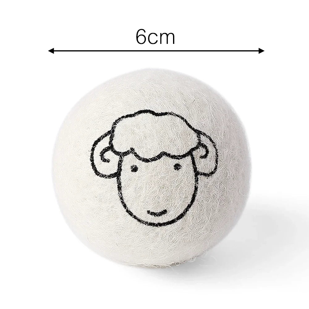 Eco-Friendly Wool Dryer Balls | Reusable Natural Fabric Softener | Reduce Drying Time & Static