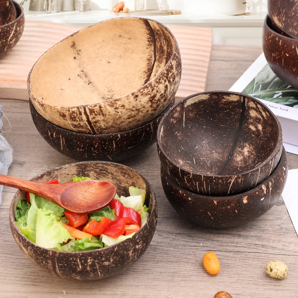 Handmade Coconut Wood Bowls | Eco-Friendly, Sustainable & Biodegradable