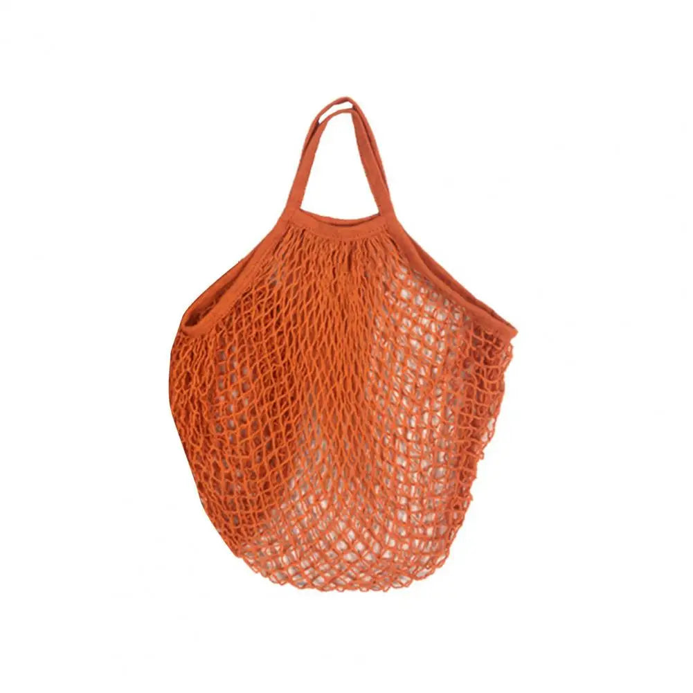 Eco-Friendly Cotton Mesh Shopping Bag – Breathable, Foldable & Reusable Tote for Produce & Groceries