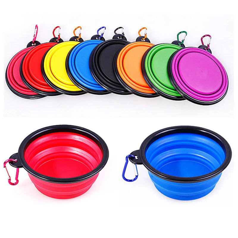 Collapsible Silicone Pet Bowl | Portable Travel Dog Food & Water Container | Eco-Friendly, Non-Toxic, Lightweight