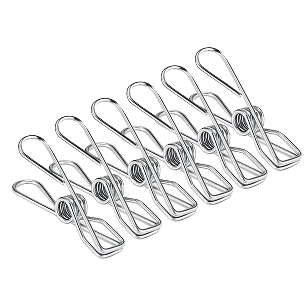 10/20/40PCS Stainless Steel Clothes Pegs – Durable & Eco-Friendly Metal Clips