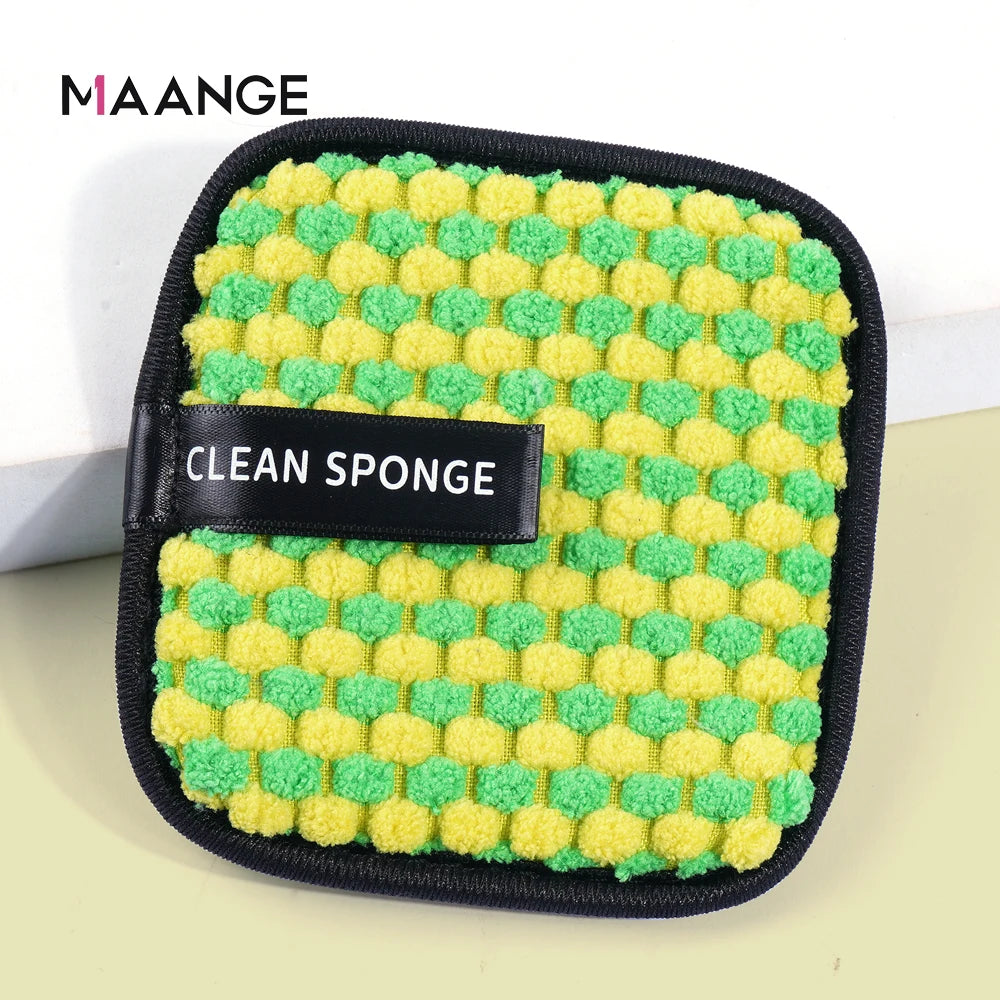 Reusable Microfiber Makeup Remover Sponge | Deep Cleansing & Pore Care | Eco-Friendly & Travel-Friendly