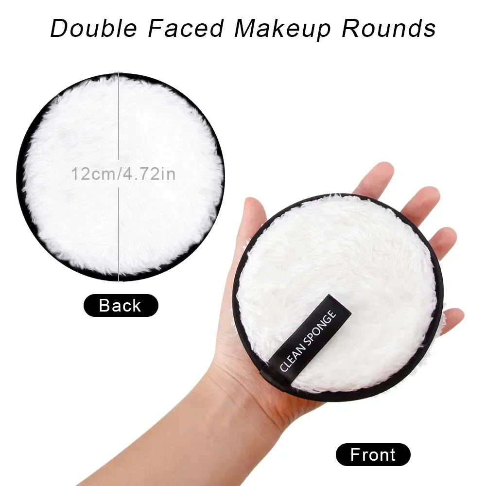 Acolehuma Reusable Microfiber Makeup Remover Pad – Gentle, Eco-Friendly, & Chemical-Free Cleansing!