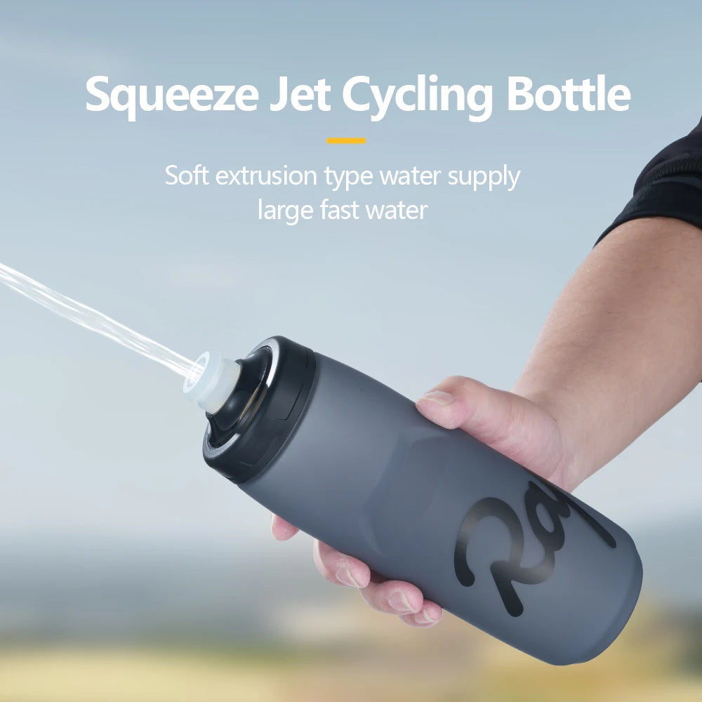 Rapha Cycling Water Bottle | 620ml & 750ml | Leak-Proof, Squeeze Jet & Lockable | Sports & Bike Bottle with Dust Cover