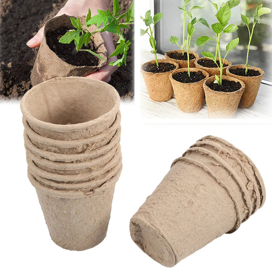 Biodegradable Fibre Nursery Pots – Eco-Friendly Seedling Starter