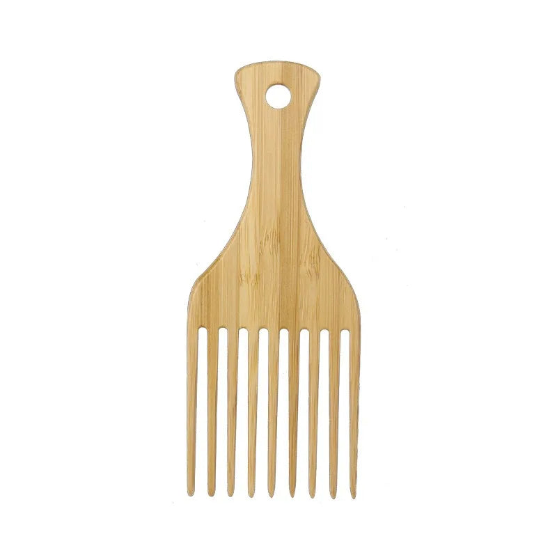 Eco-Friendly Bamboo Wooden Hair Comb | Anti-Static Wide Tooth Comb for Women | Natural Hair Care & Scalp Massage