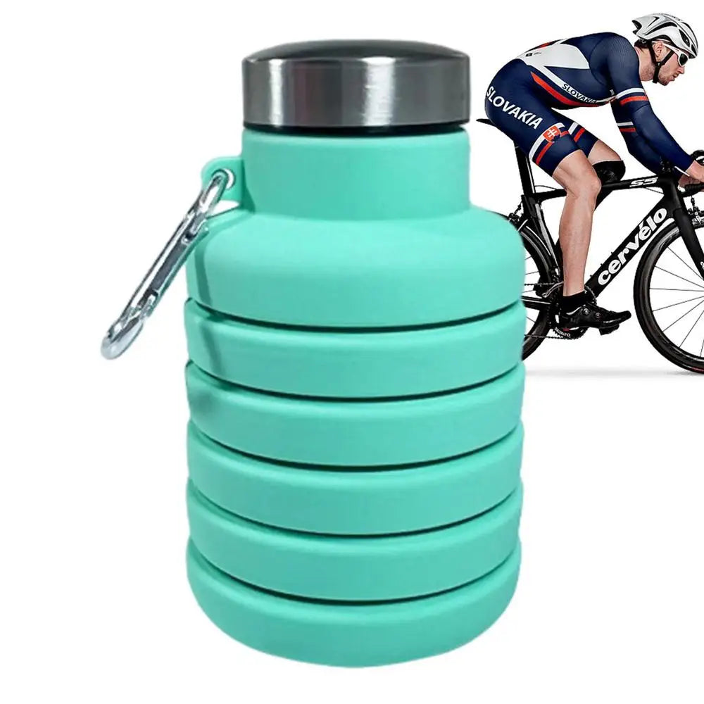 Collapsible Silicone Water Bottle – Leakproof, Travel-Friendly & Space-Saving