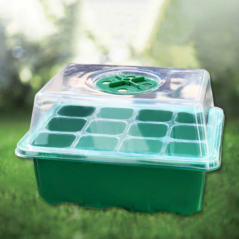 Multifunctional 12-Cell Seedling Box – Breathable, Biodegradable & Easy to Use