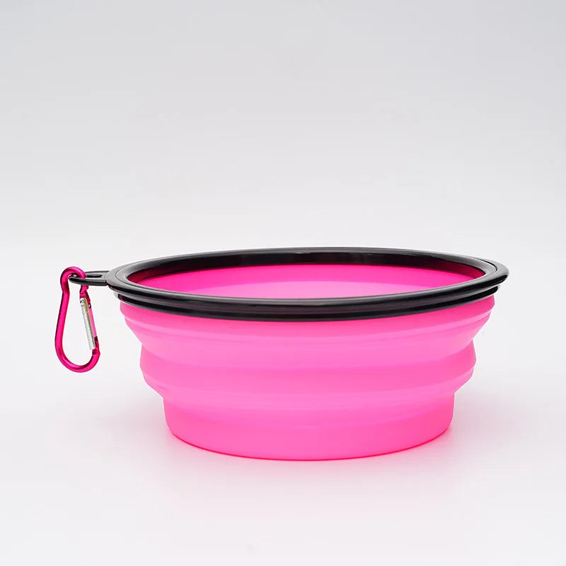 Collapsible Silicone Pet Bowl | Portable Travel Dog Food & Water Container | Eco-Friendly, Non-Toxic, Lightweight