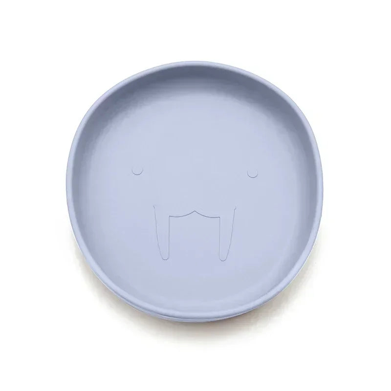 Silicone Baby Plate | BPA-Free Non-Slip Suction Tray | Safe & Durable Toddler Feeding Dish