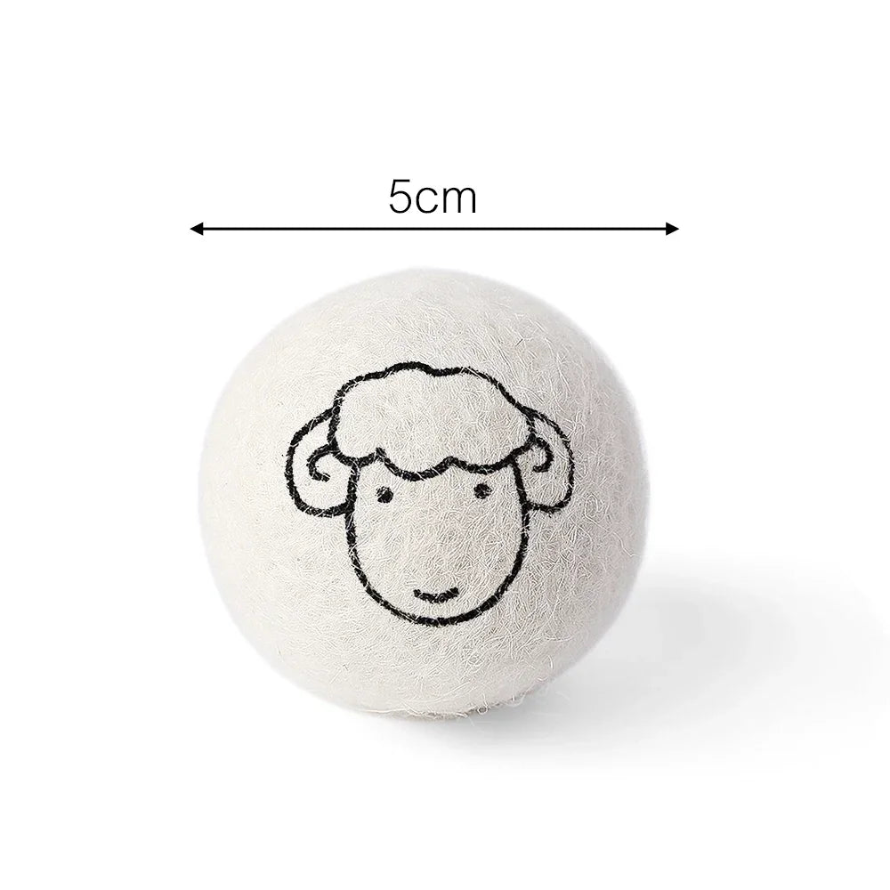 Eco-Friendly Wool Dryer Balls | Reusable Natural Fabric Softener | Reduce Drying Time & Static