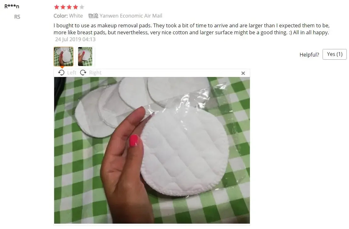 Reusable Bamboo Cotton Pads – Eco-Friendly Makeup Remover & Breast Pads