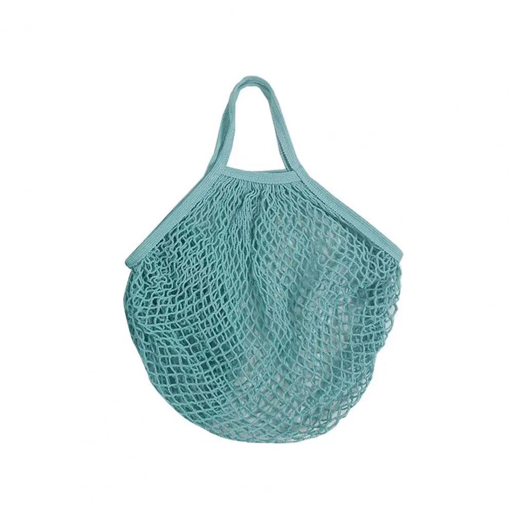 Eco-Friendly Cotton Mesh Shopping Bag – Breathable, Foldable & Reusable Tote for Produce & Groceries