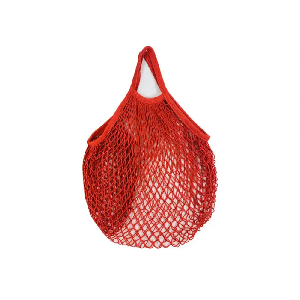 Eco-Friendly Cotton Mesh Shopping Bag – Breathable, Foldable & Reusable Tote for Produce & Groceries