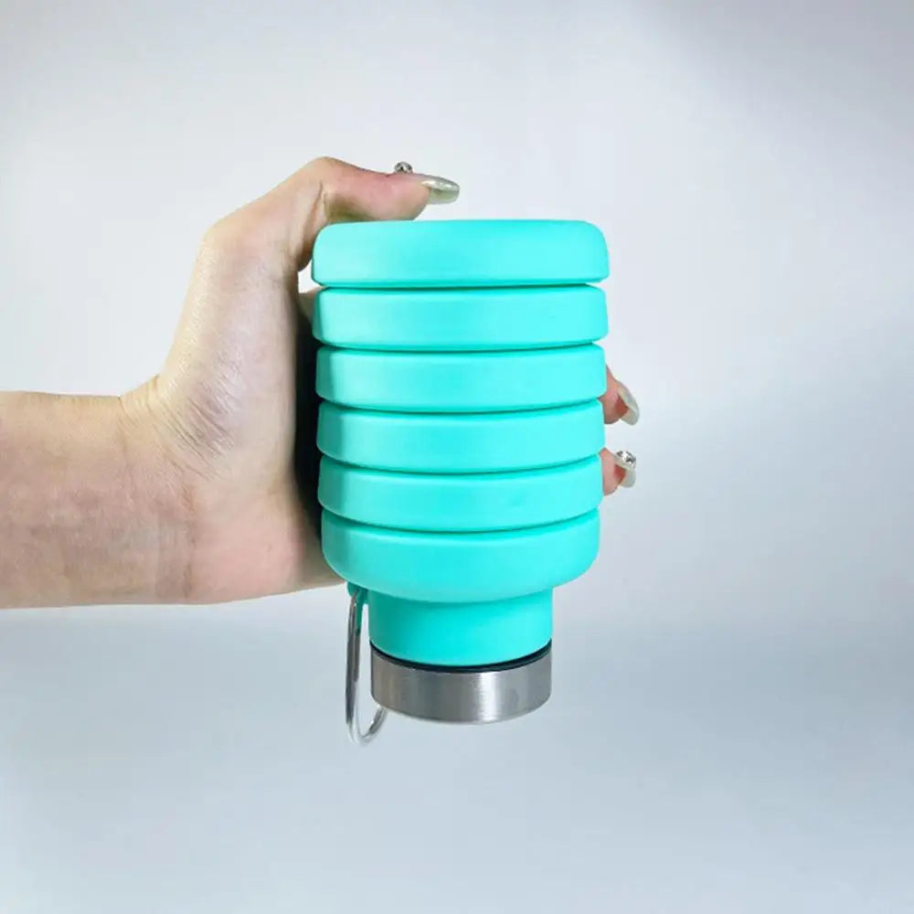 Collapsible Silicone Water Bottle – Leakproof, Travel-Friendly & Space-Saving