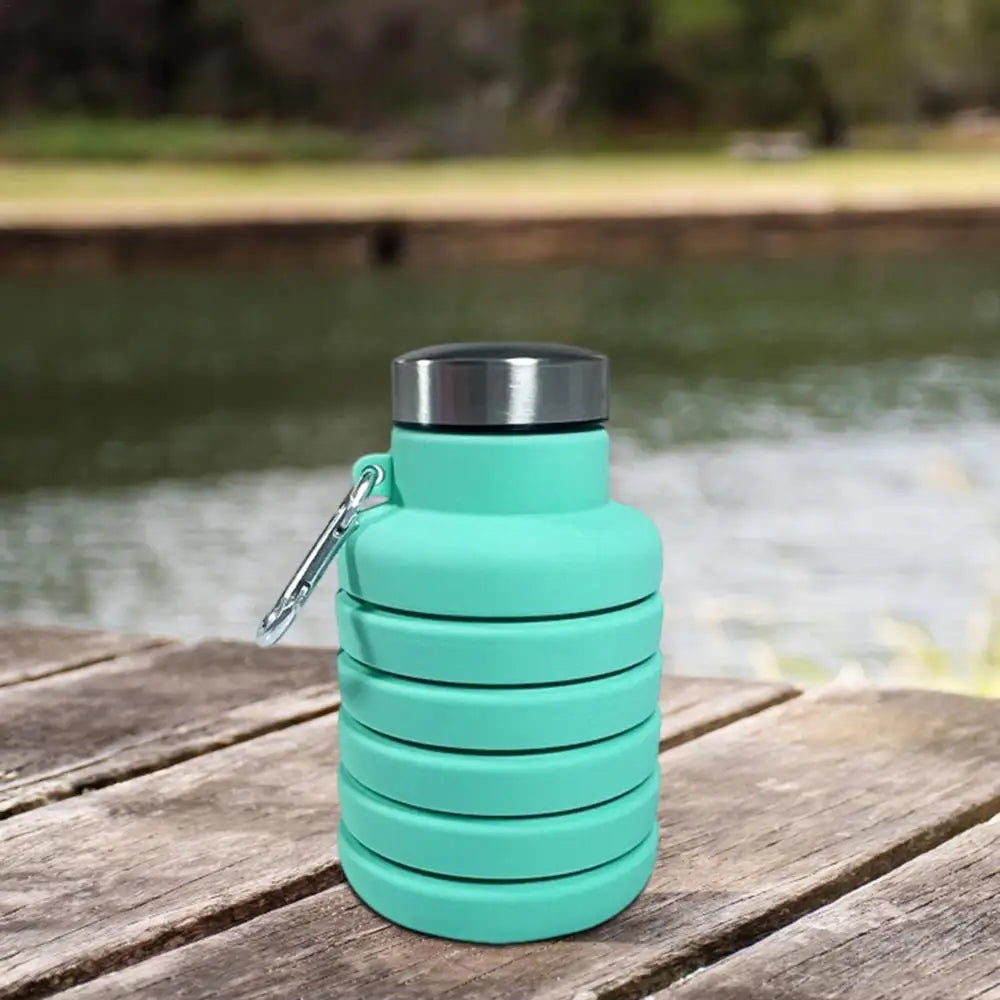 Collapsible Silicone Water Bottle – Leakproof, Travel-Friendly & Space-Saving