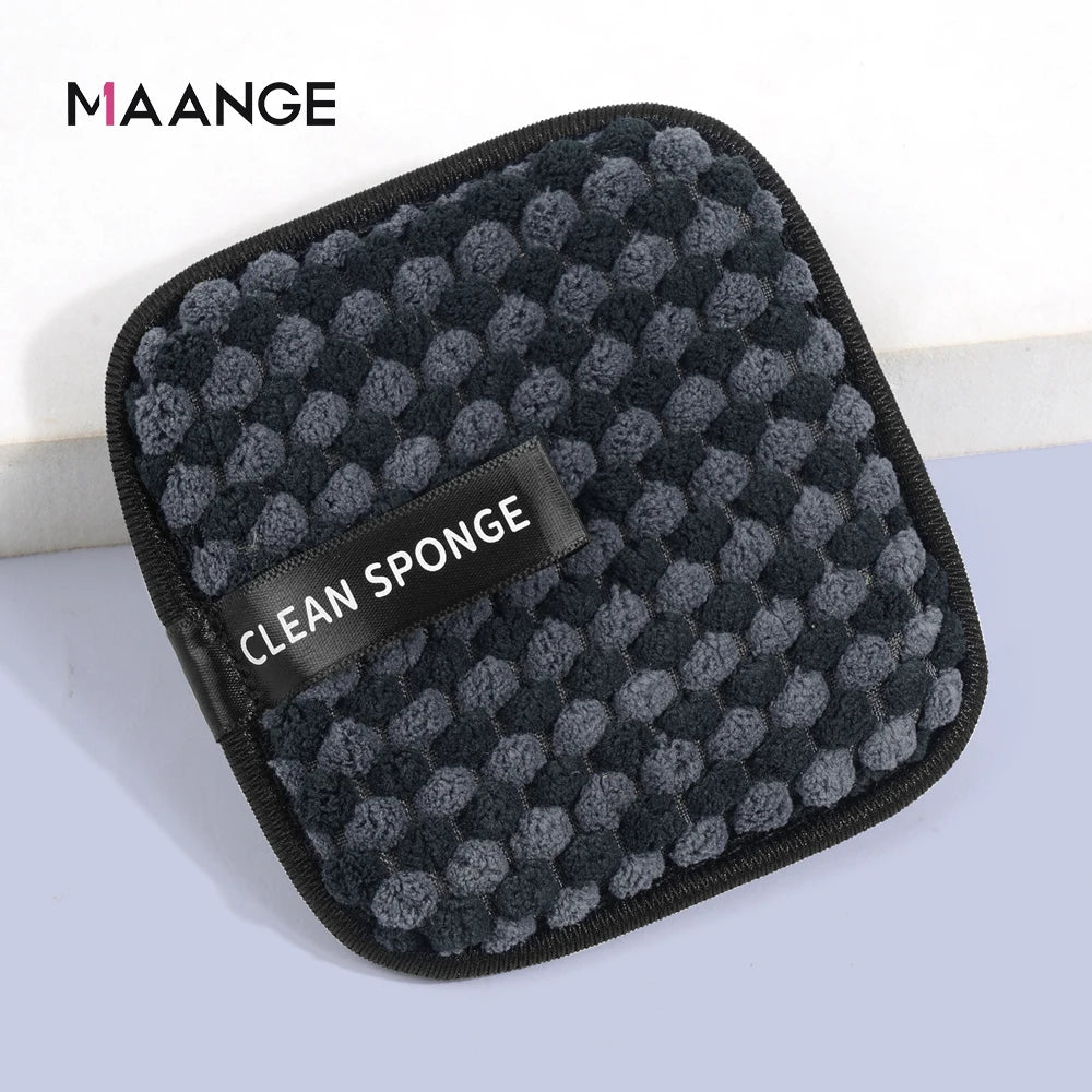 Reusable Microfiber Makeup Remover Sponge | Deep Cleansing & Pore Care | Eco-Friendly & Travel-Friendly