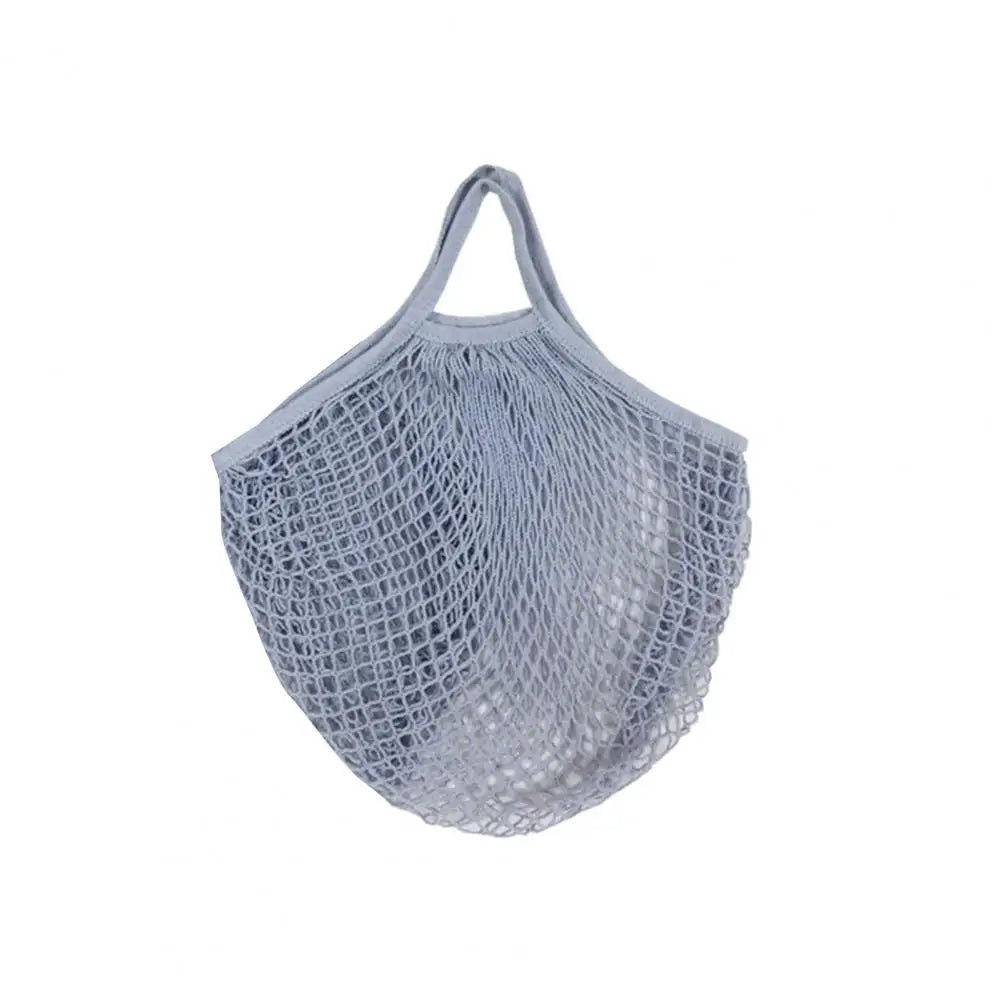 Eco-Friendly Cotton Mesh Shopping Bag – Breathable, Foldable & Reusable Tote for Produce & Groceries