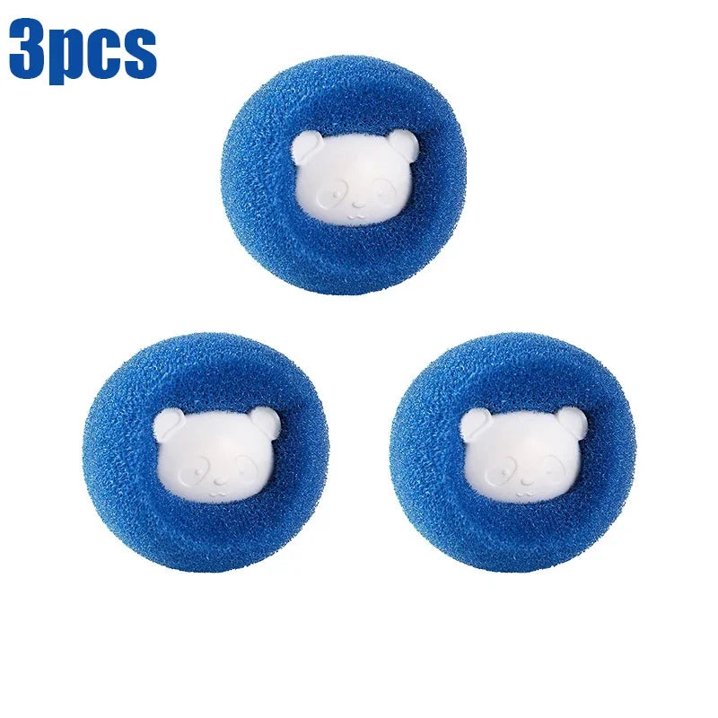 Magic Laundry Balls - Eco-Friendly Hair & Lint Removal for Clothes, Reusable Foam Laundry Helper (Set of 3 or 10)