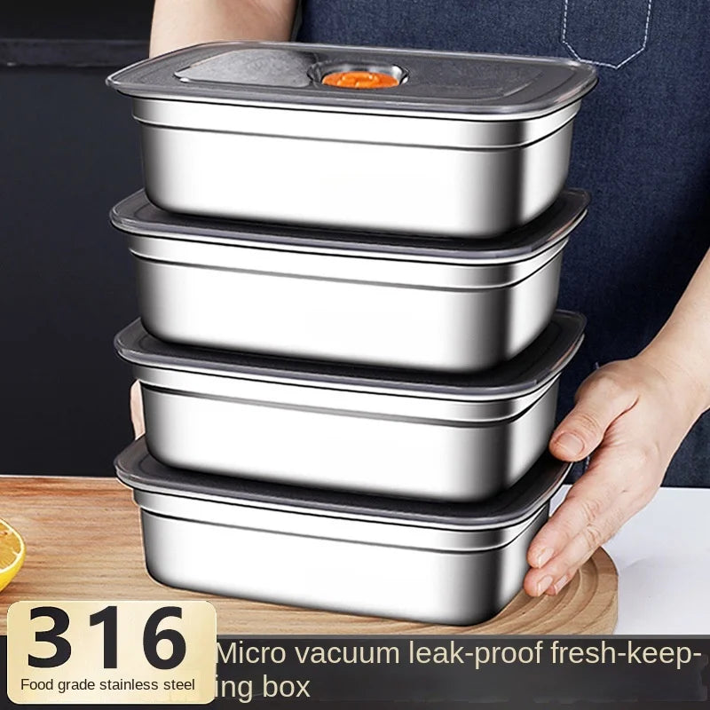 304 Stainless Steel Leak-Proof Lunch Box – High Capacity, Insulated & Eco-Friendly Food Storage