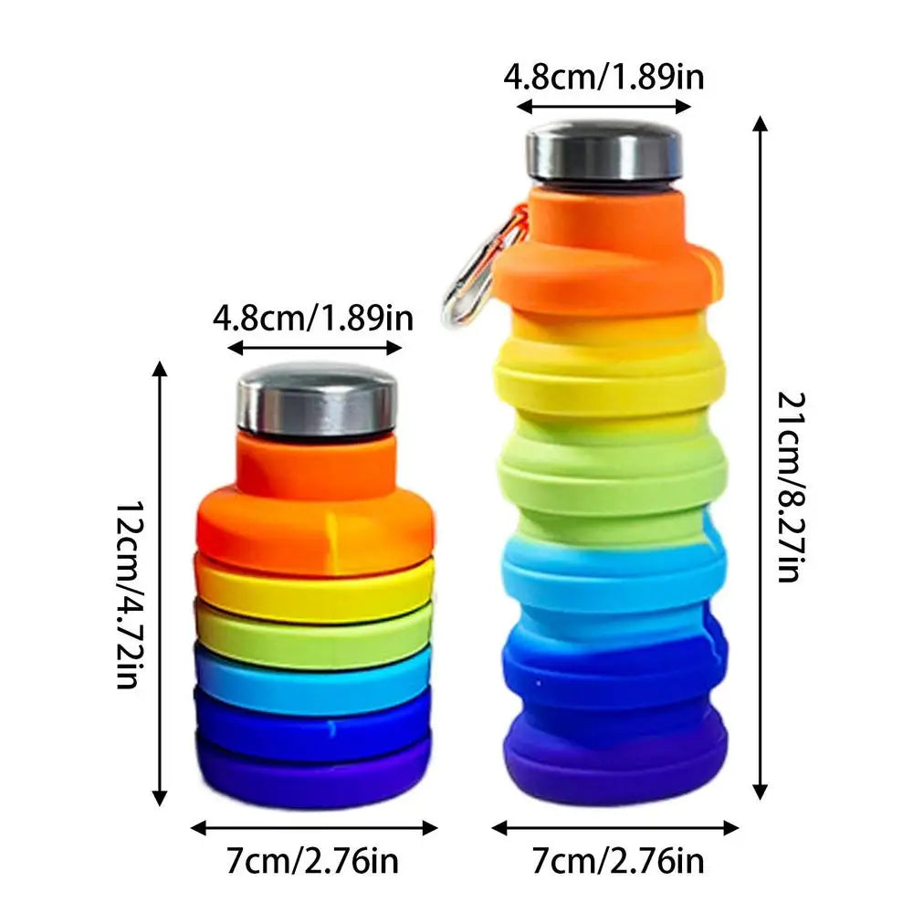 Collapsible Silicone Water Bottle – Leakproof, Travel-Friendly & Space-Saving