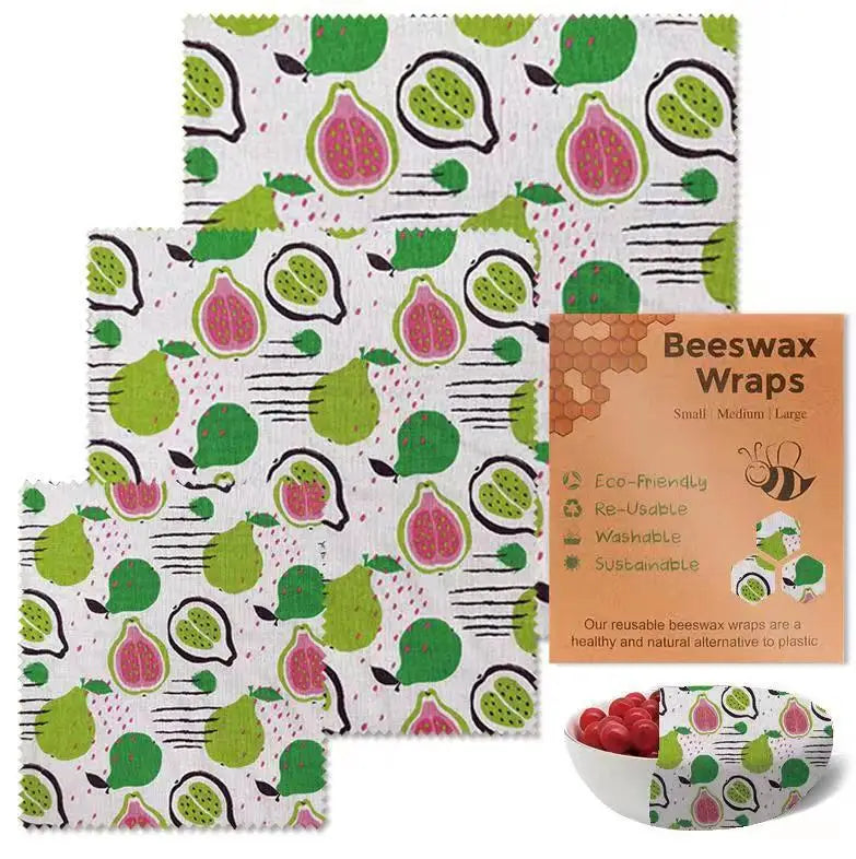 Eco-Friendly Beeswax Food Preservation Wraps – Reusable, Plastic-Free, Biodegradable