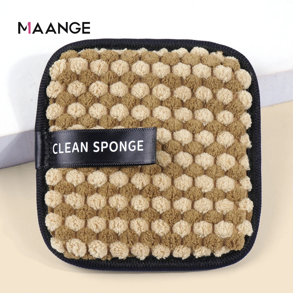 Reusable Microfiber Makeup Remover Sponge | Deep Cleansing & Pore Care | Eco-Friendly & Travel-Friendly