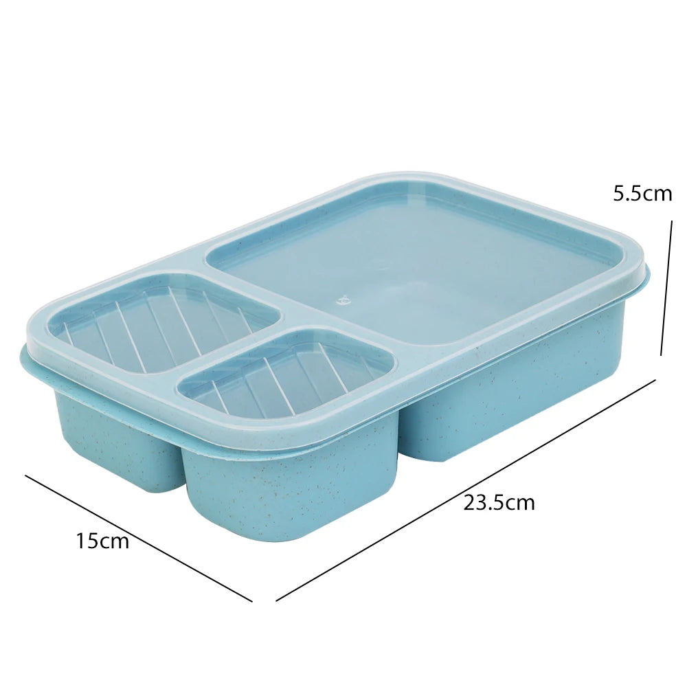 Eco-Friendly Portable Bento Lunch Box | Food Storage Container with Lid | School, Office, & Picnic Lunch Containers