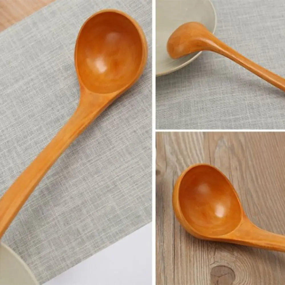 Eco-Friendly Bamboo Non-Stick Wooden Kitchen Utensil for Fish, Steak & More