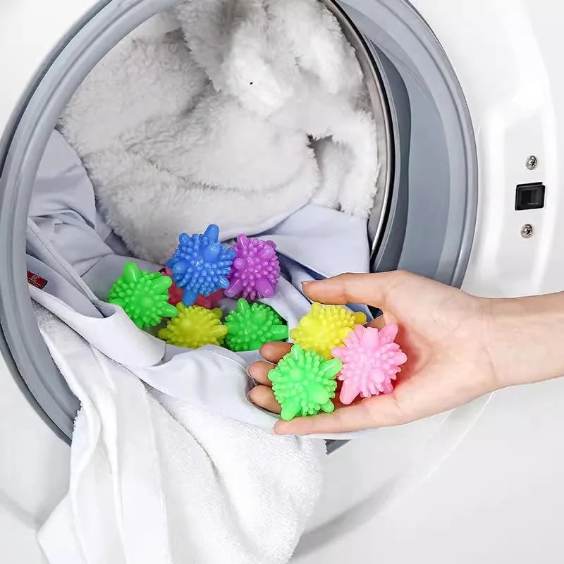 Eco-Friendly Laundry Scrubbing Balls | Reusable PVC Washing Machine Balls for Cleaner Clothes